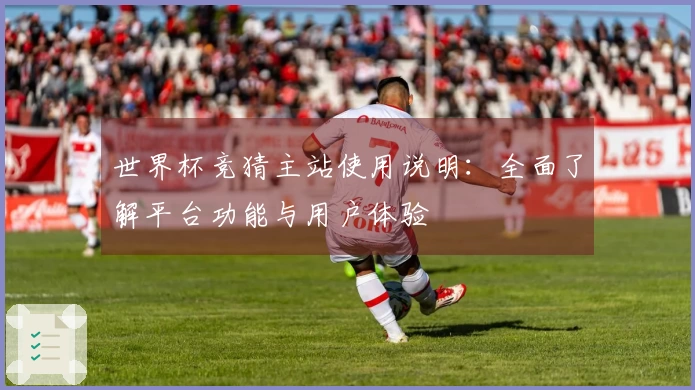 世界杯竞猜主站使用说明：全面了解平台功能与用户体验
