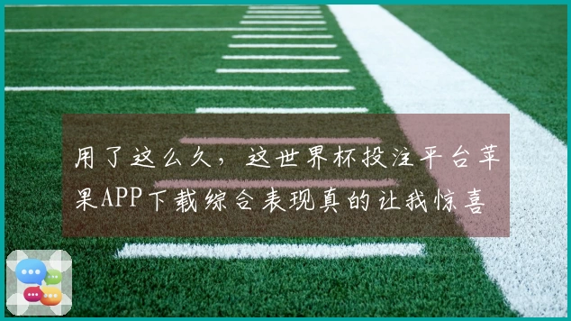 用了这么久，这世界杯投注平台苹果APP下载综合表现真的让我惊喜